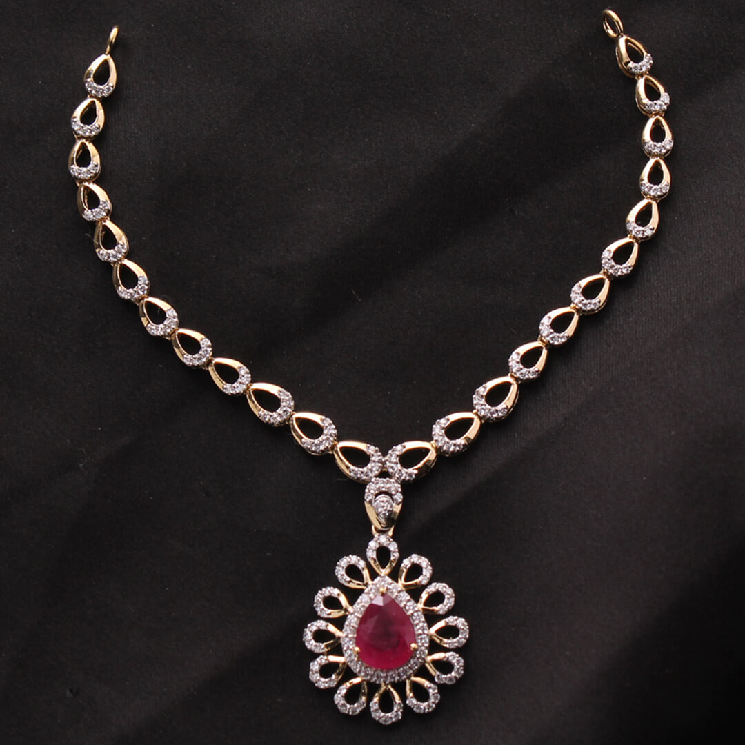 Marie Diamond Necklace with Free Gold Coin