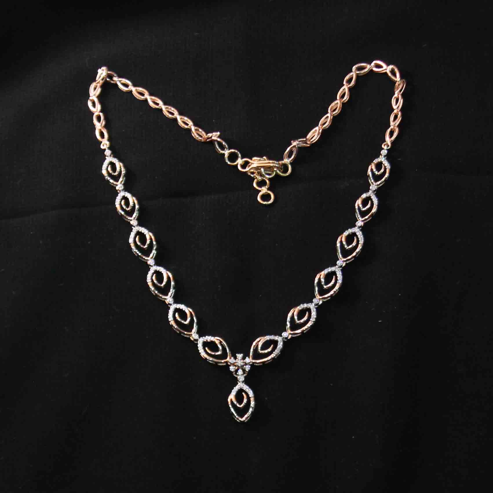 Diamond Necklace For Women with Free Gold Coin