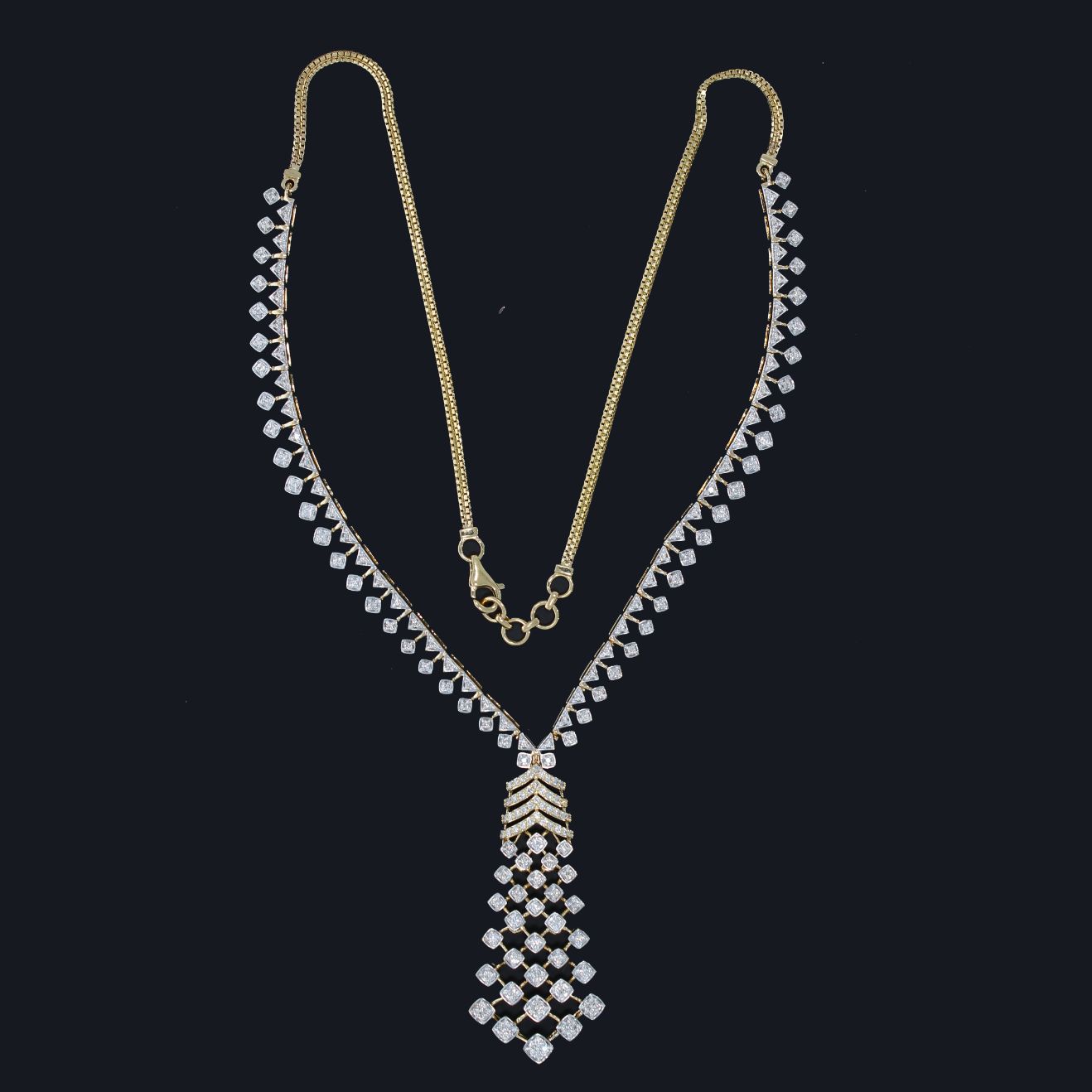 Diamond Necklace For Women with Free Gold Coin