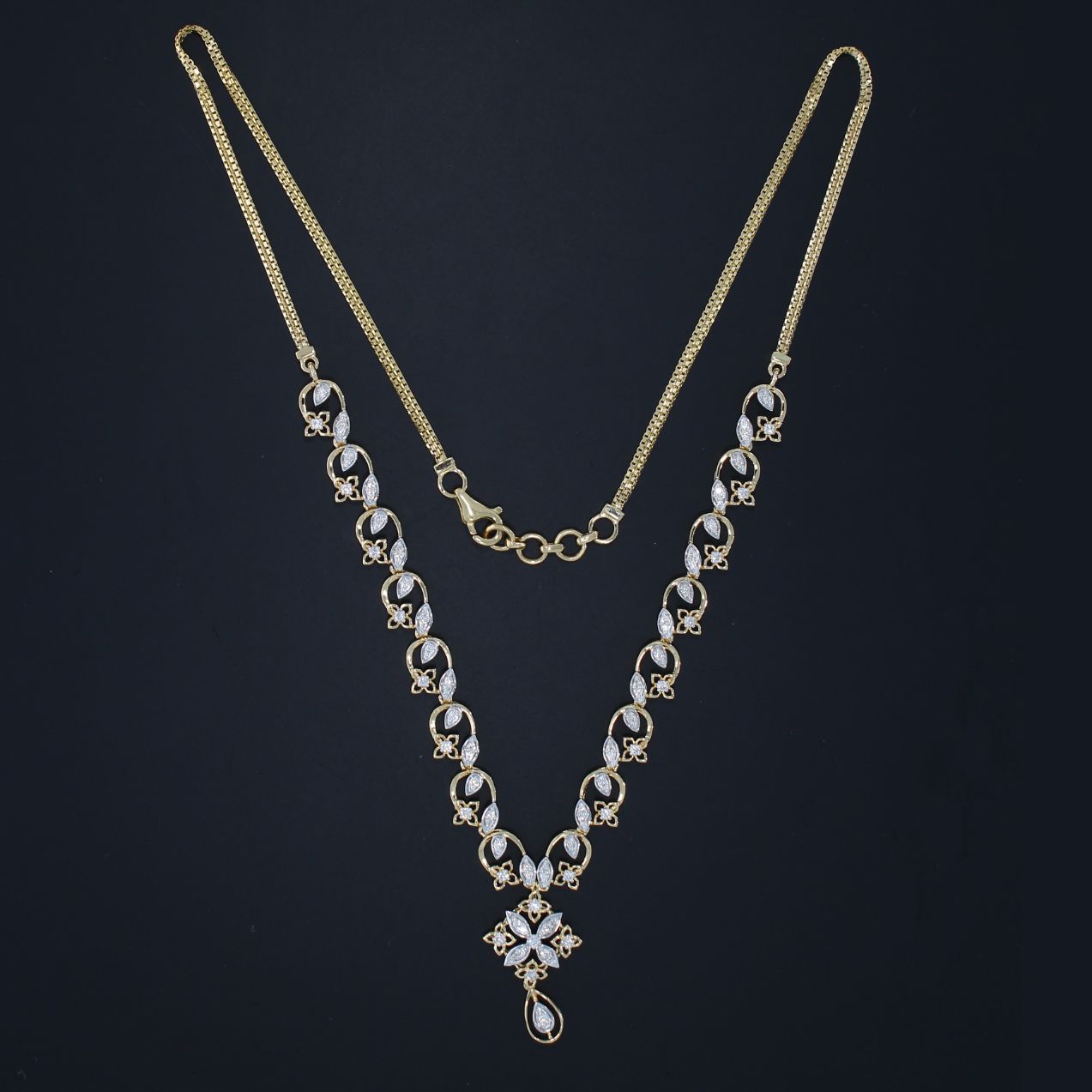 Diamond Necklace For Women with Free Gold Coin