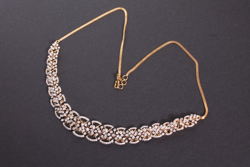 Diamond Necklace For Women with Free Gold Coin