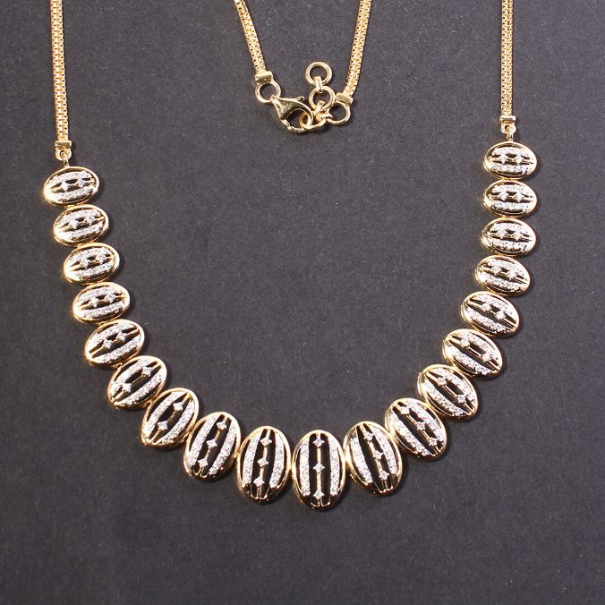 Camellia Diamond Necklace with Free Gold Coin