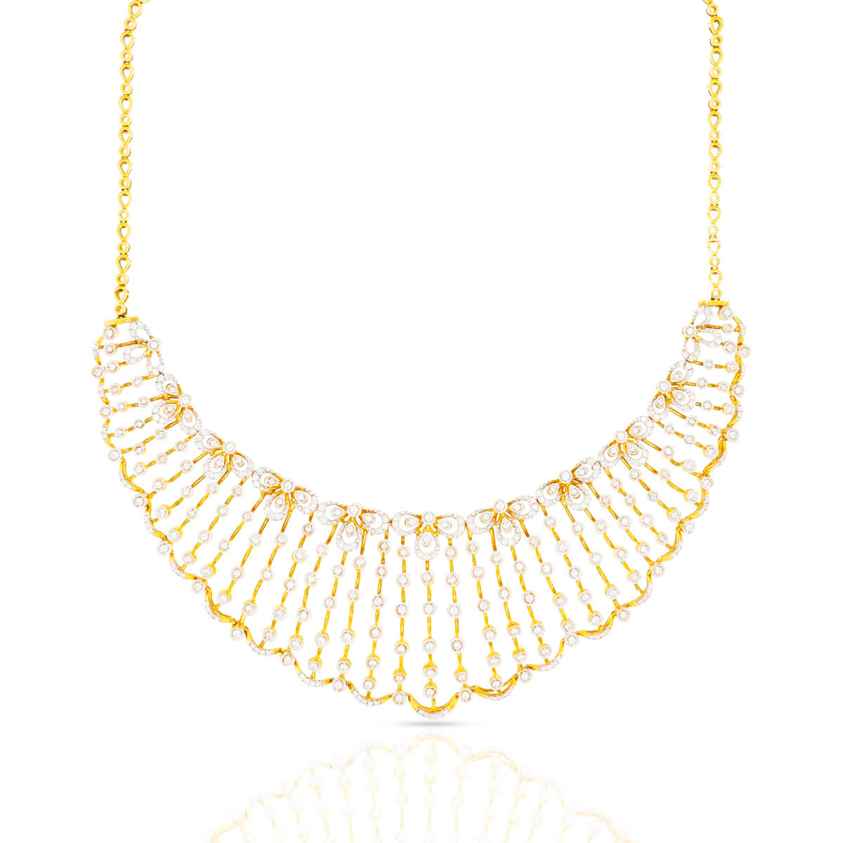 Diamond Necklace with Free Gold Coin