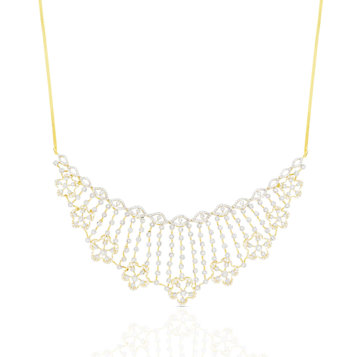 Diamond Necklace with Free Gold Coin