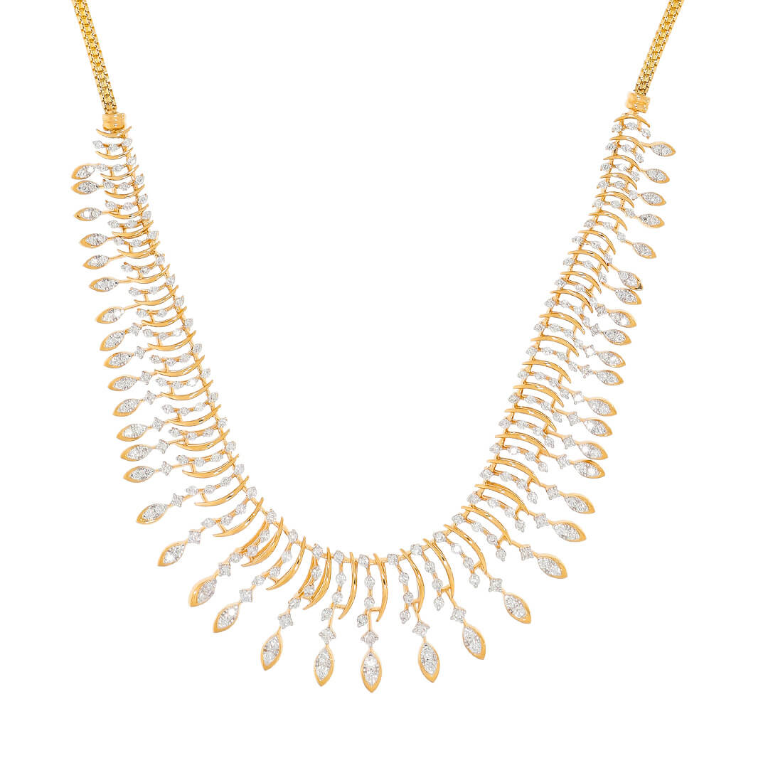 Droplets of Decadence Diamond Necklace with Free Gold Coin