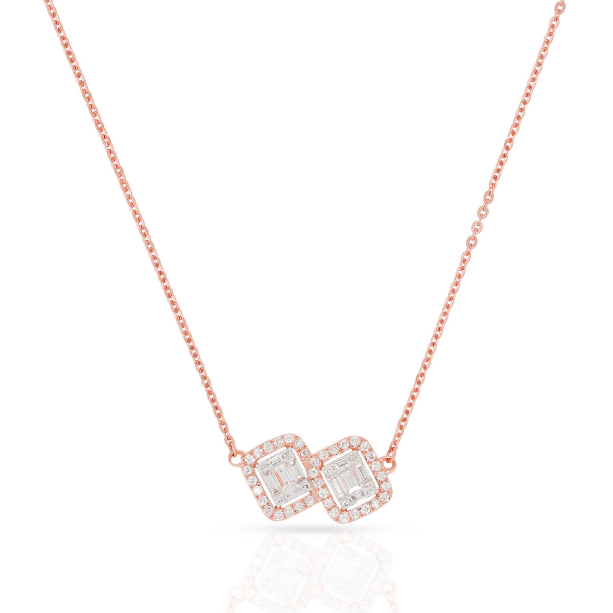 Diamond Necklace with Free Gold Coin