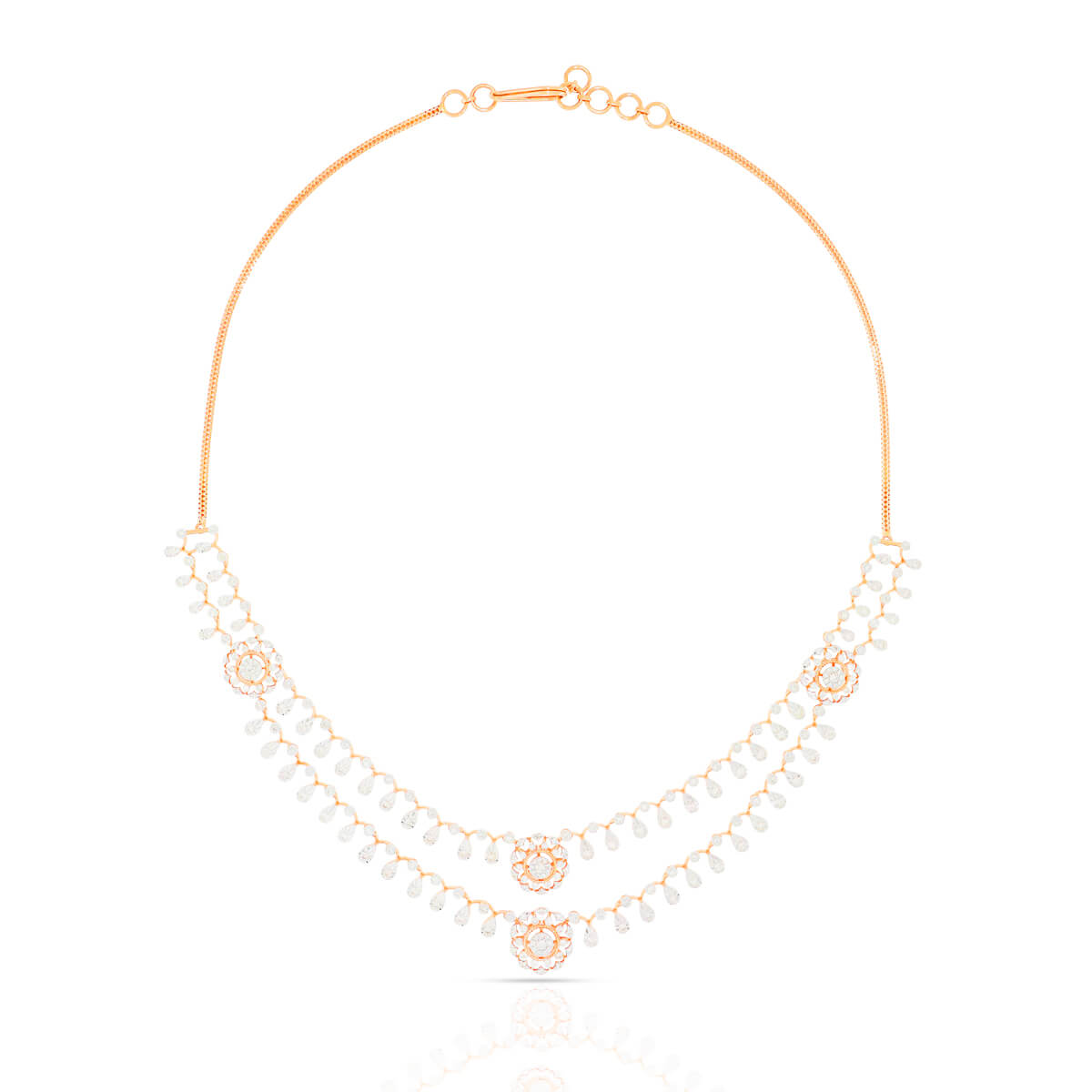 Aurora Luxe Ensemble Diamond Necklace with Free Gold Coin