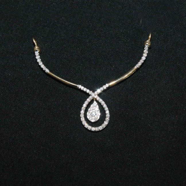 Diamond Pendant For Women with Free Gold Coin