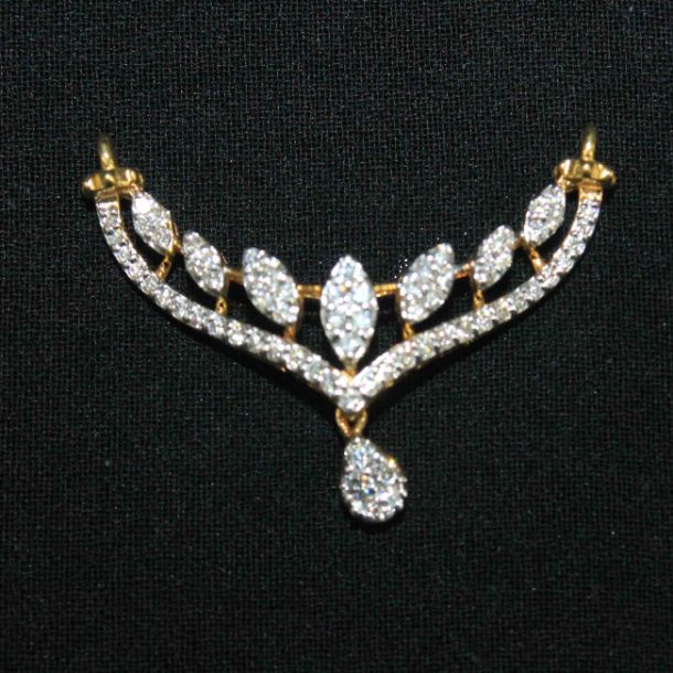 Diamond Pendant For Women with Free Gold Coin