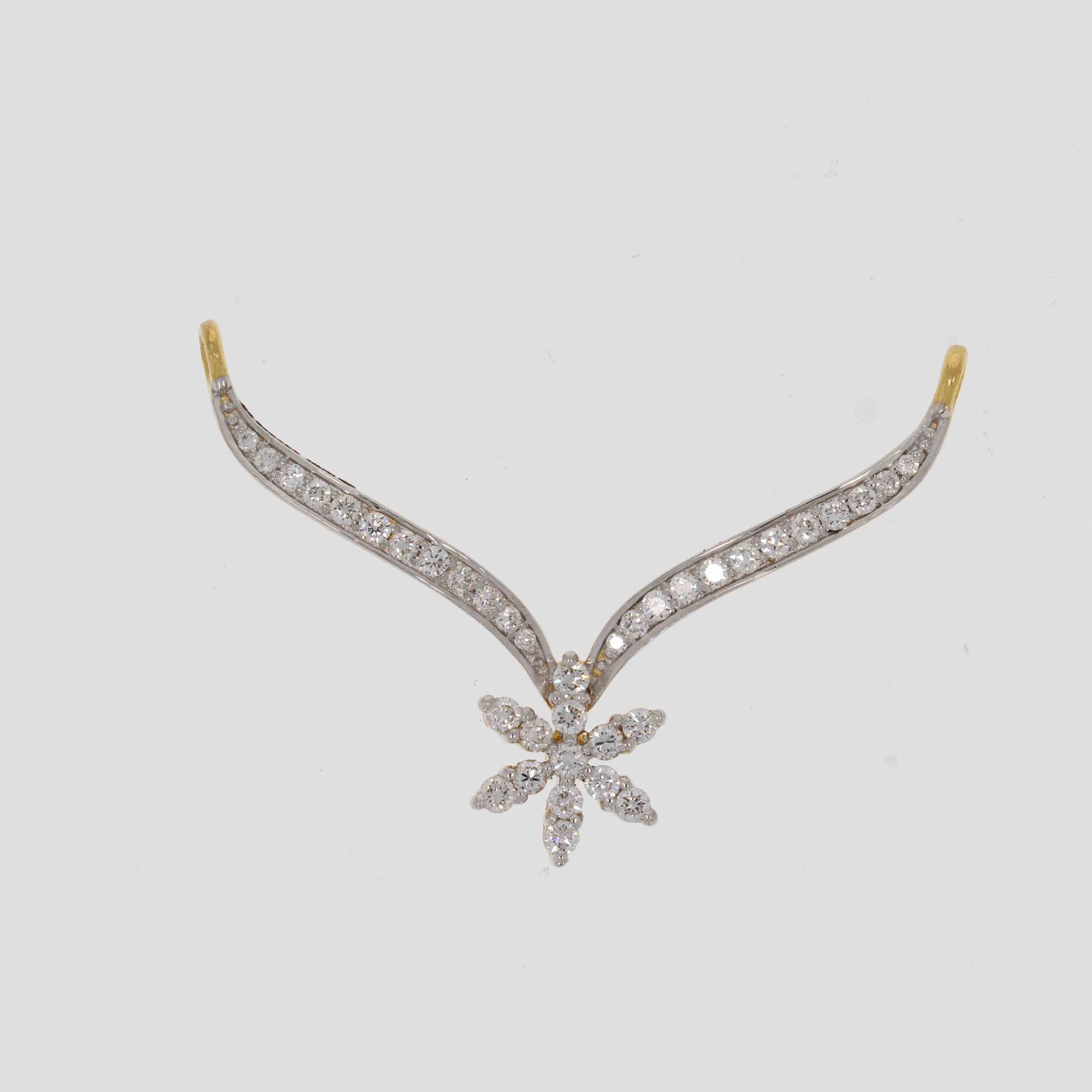 Diamond Pendant For Women with Free Gold Coin