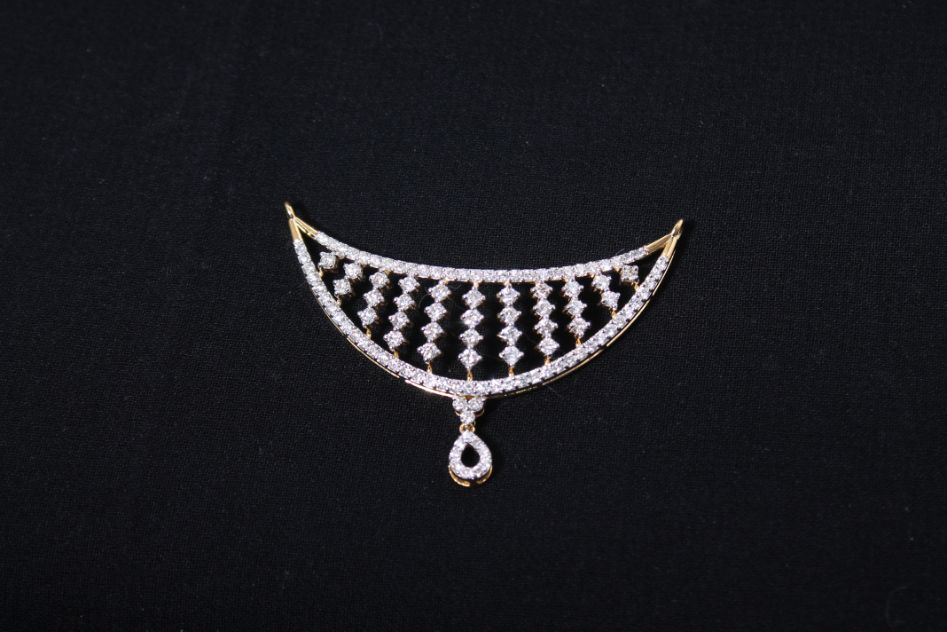 Diamond Pendant For Women with Free Gold Coin