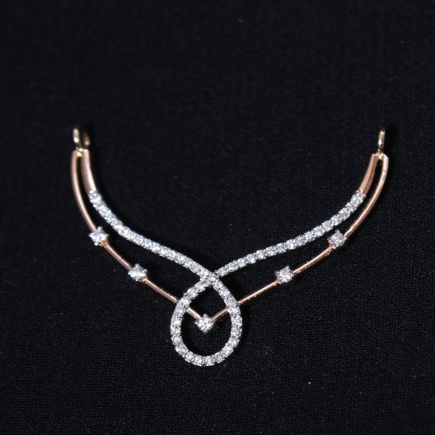 Diamond Pendant  For Women with Free Gold Coin