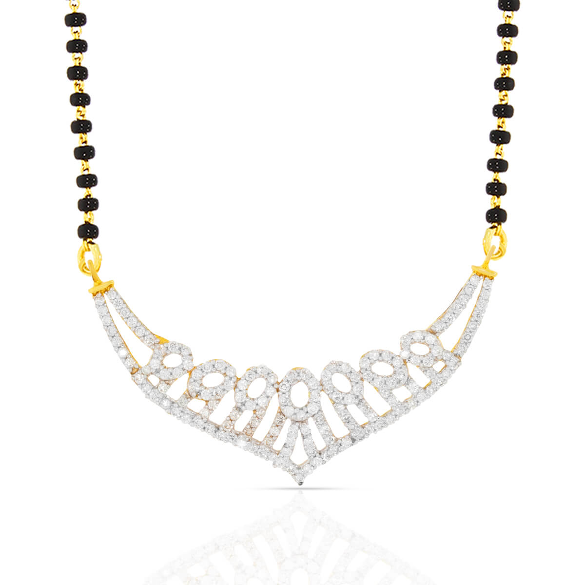 Timeless Beauty Diamond Yellow Gold Tanmaniya with Free Gold Coin