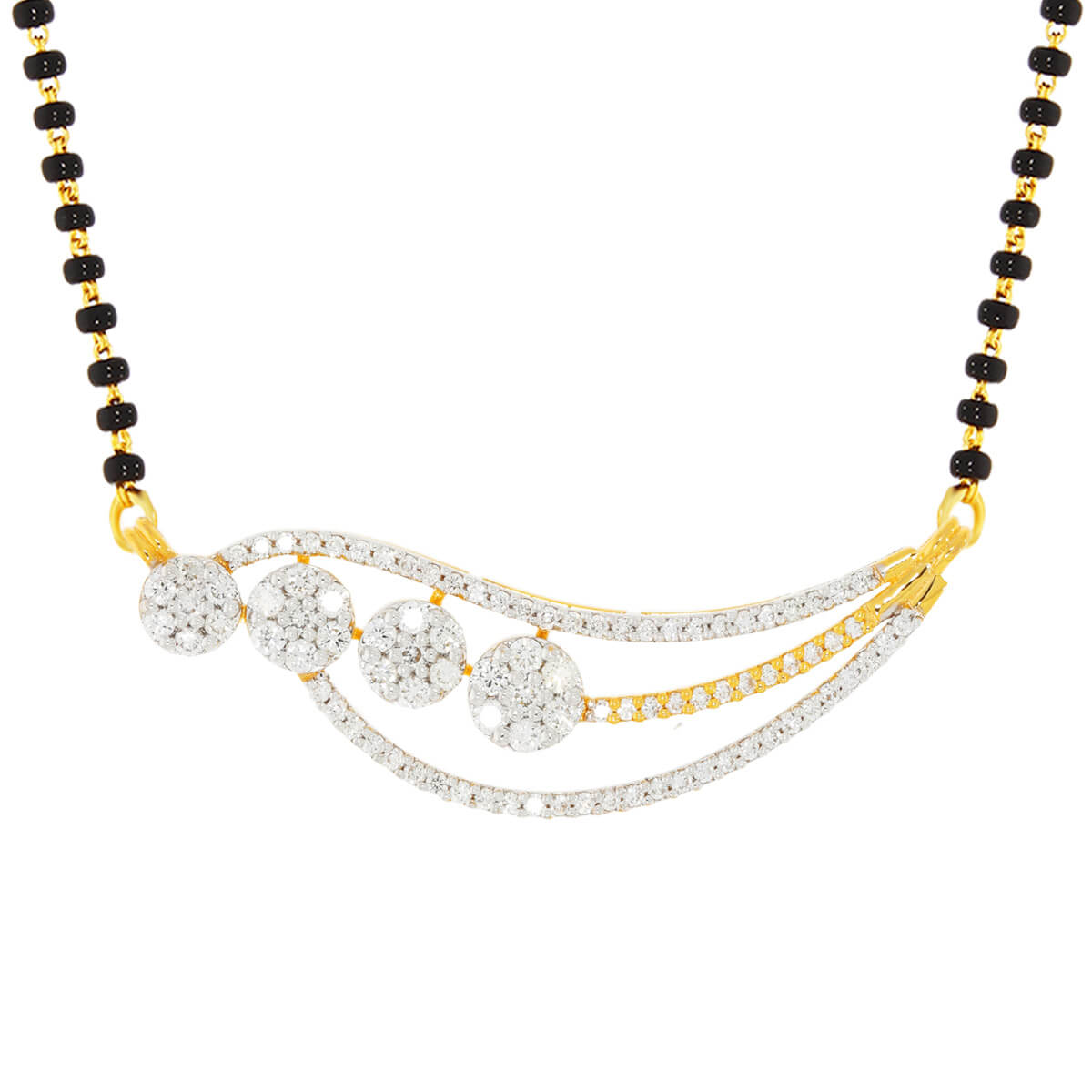 Shomili Diamond Mangalsutra Pendant