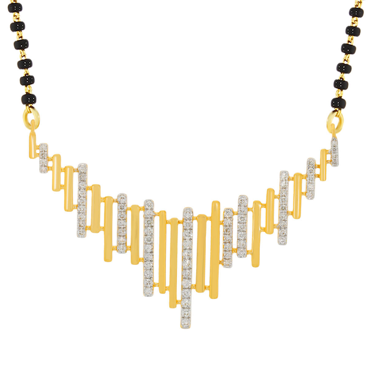 Avridya Diamond Mangalsutra Pendant