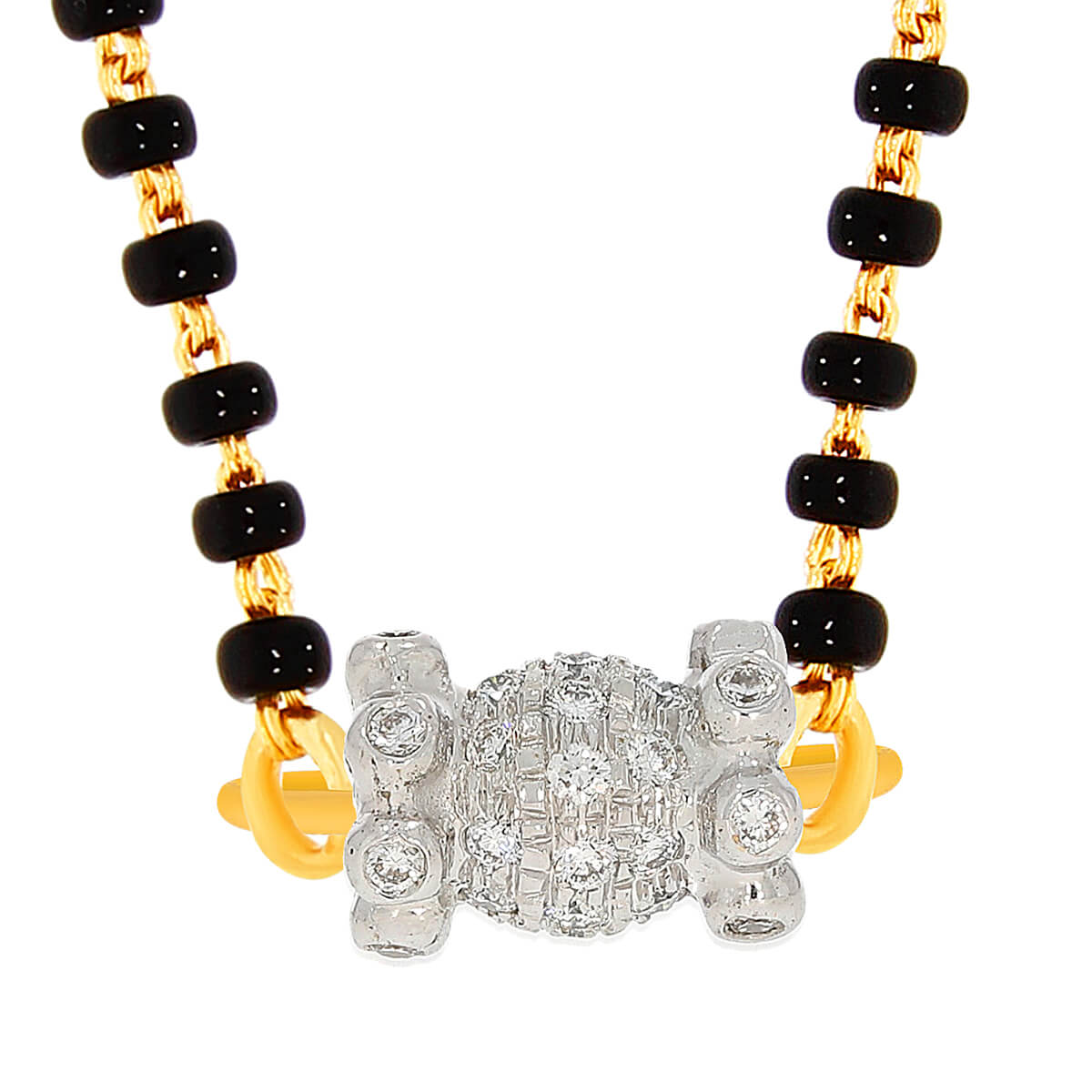 Akshan Diamond Mangalsutra Pendant