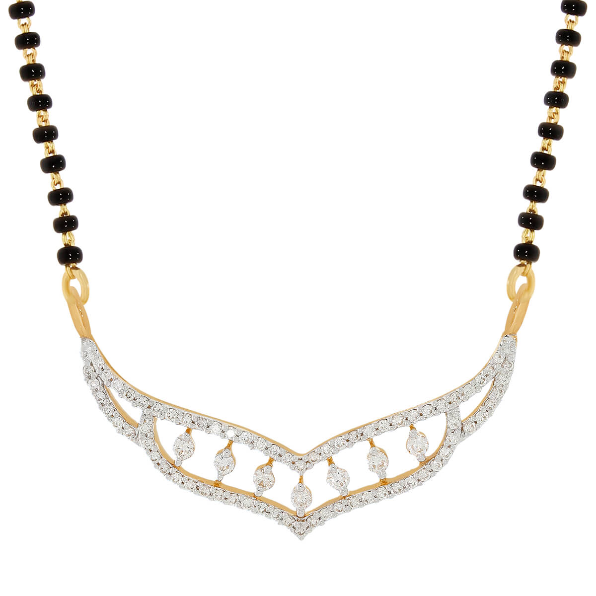 Diamond Mangalsutra Pendant