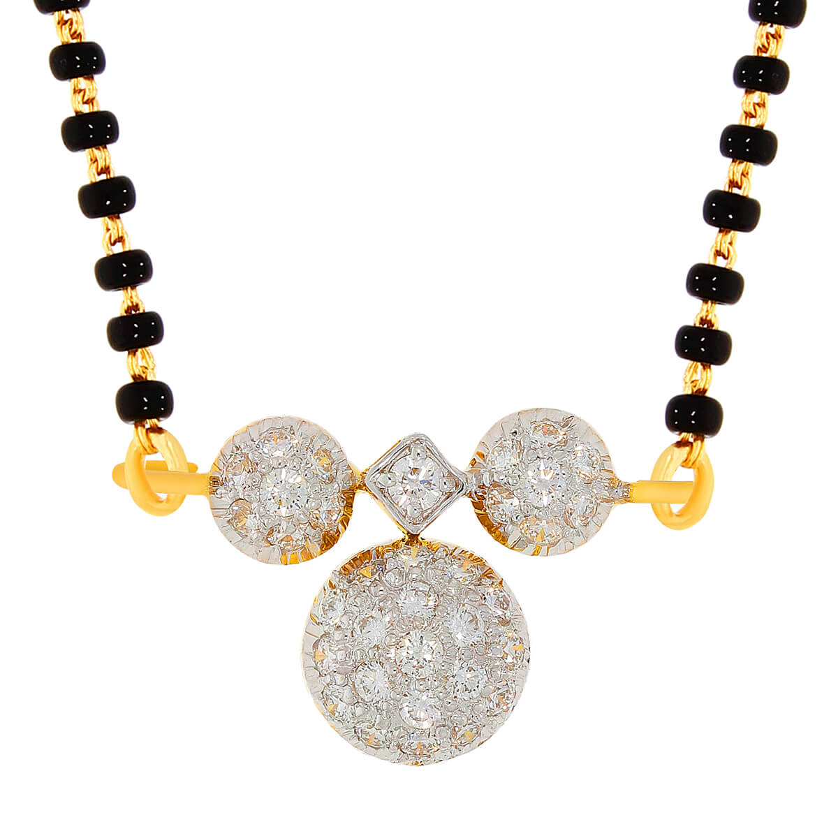 Aiza Eminent Diamond Mangalsutra Pendant