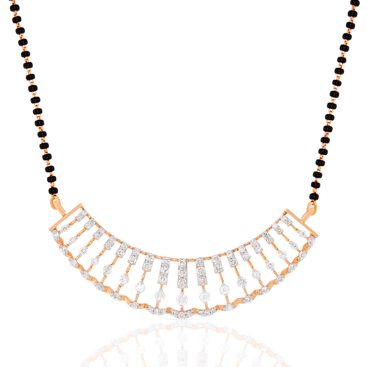 Elegant Variation Of Rose Gold Diamond Tanmaniya with Free Gold Coin