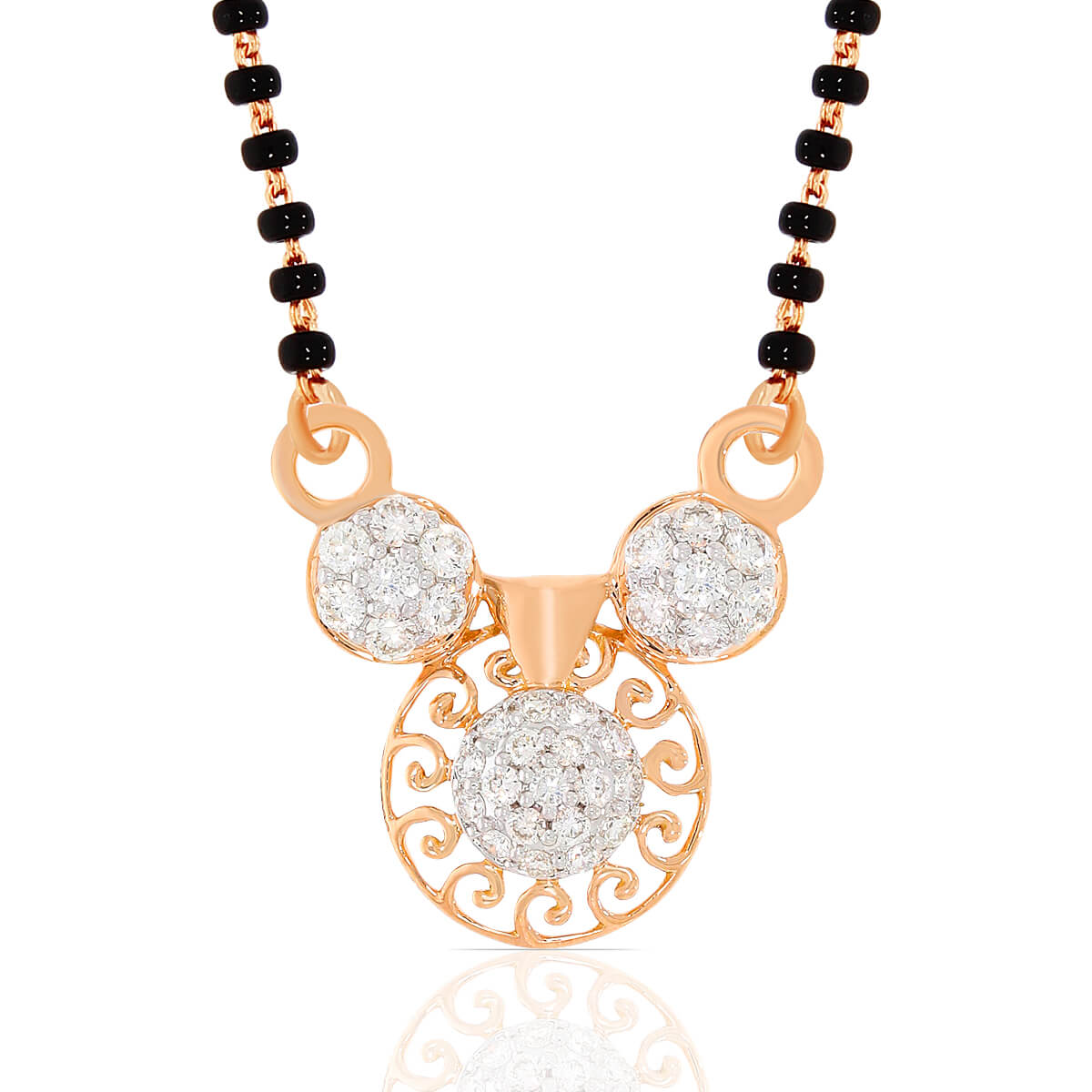 Elegant Rose Gold Diamond Maniwati Collection with Free Gold Coin