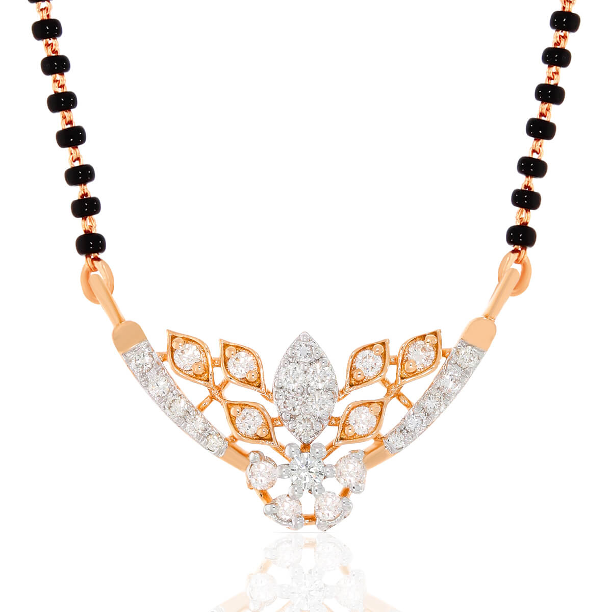 Radiant Romance Rose Gold Diamond Tanmaniya with Free Gold Coin