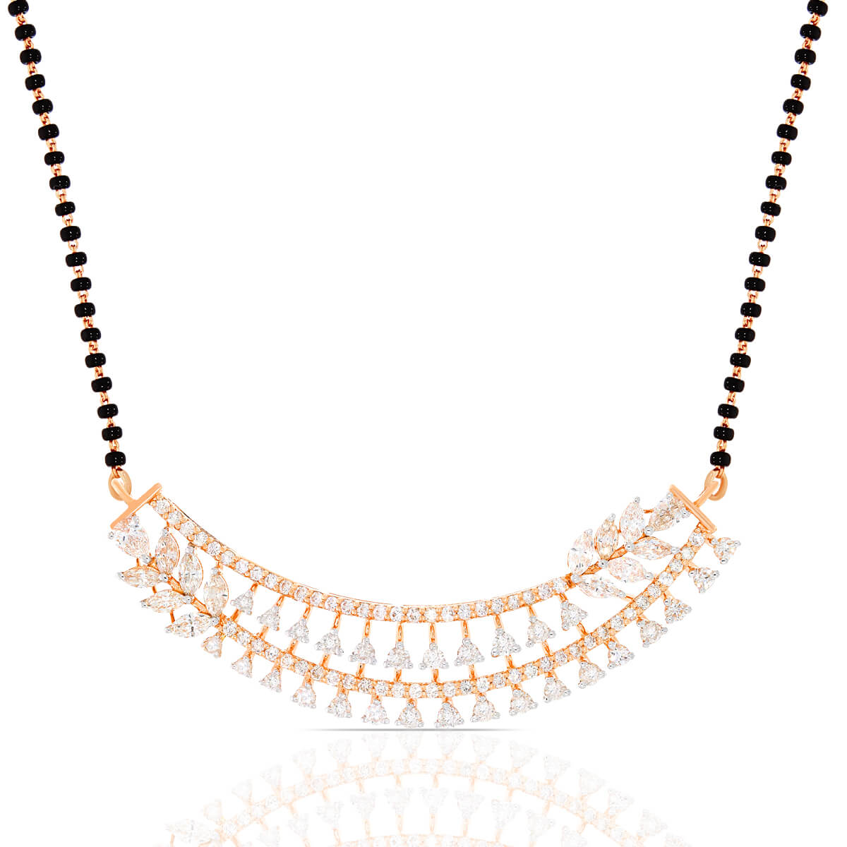 Radiant Tradition Rose Gold Diamond Tanmaniya Collection with Free Gold Coin