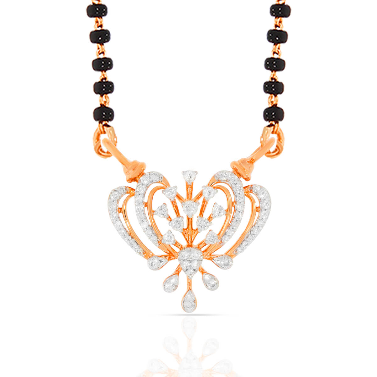 Modern Heritage Rose Gold Diamond Tanmaniya with Free Gold Coin