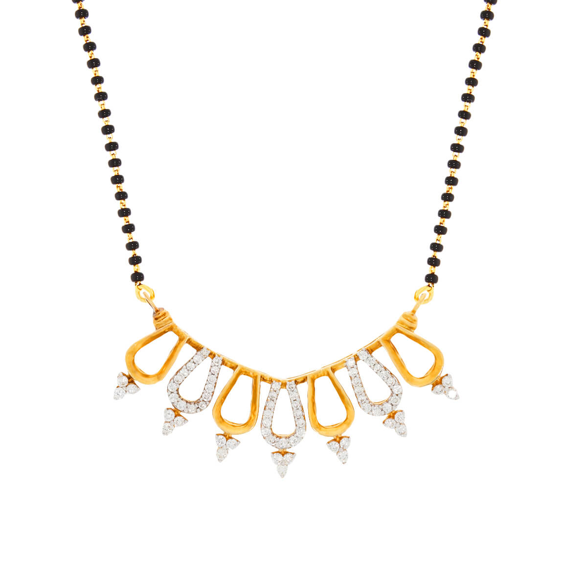 Zanya diamond mangalsutra pendant