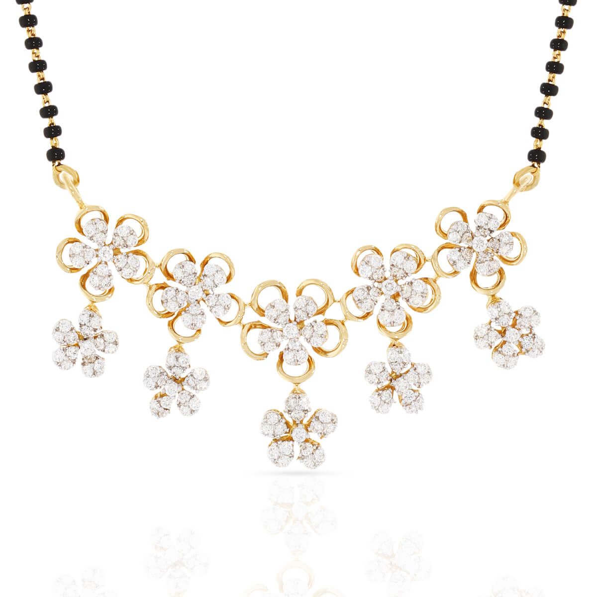 Kashvi Diamond Mangalsutra Pendant