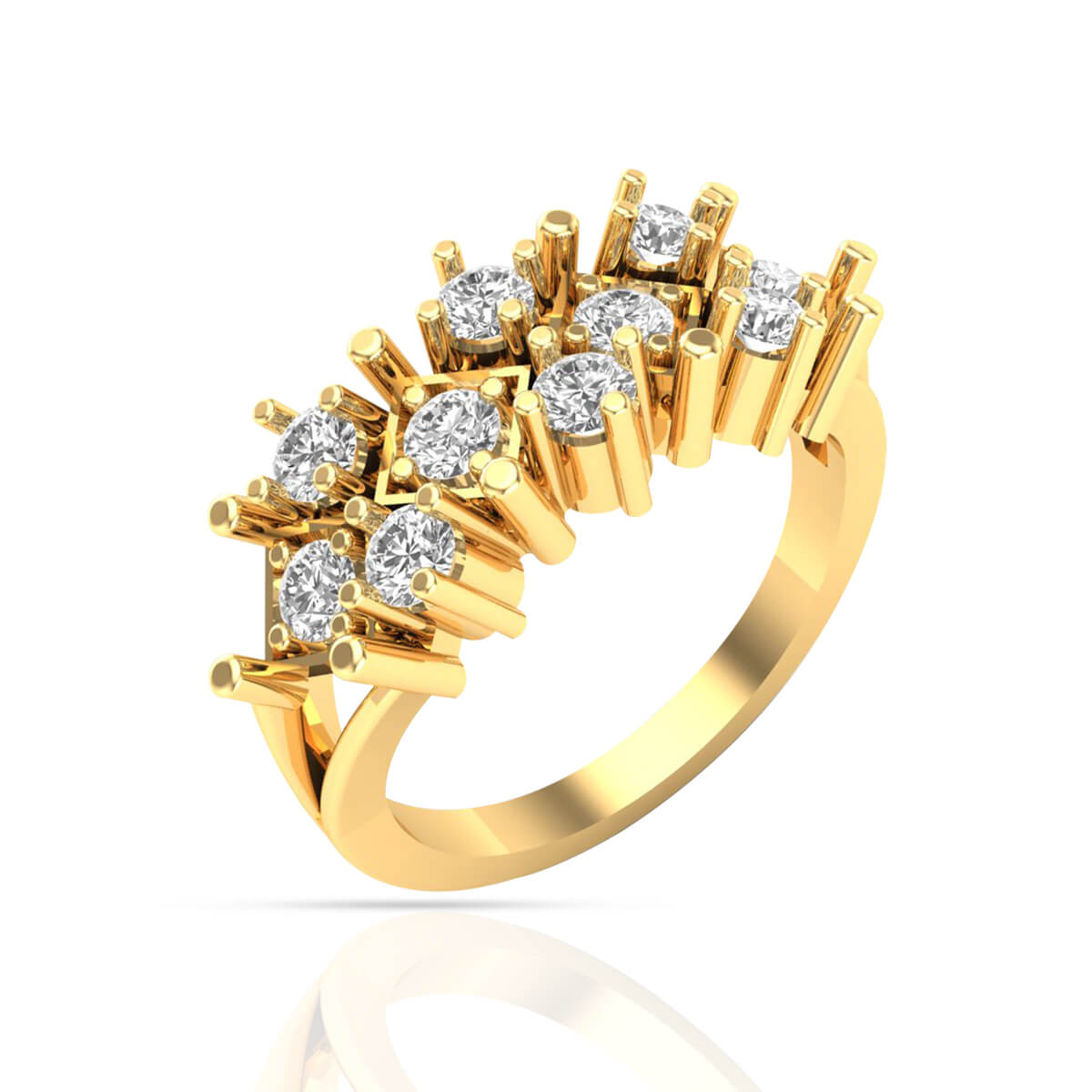 Diamond Ring with Free Gold Coin