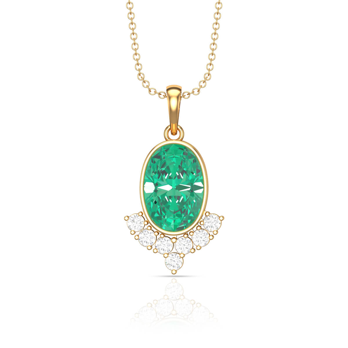 Diamond locket with Free Gold Coin