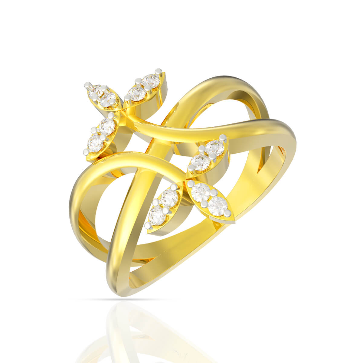 Enigma Crocus Diamond Ring