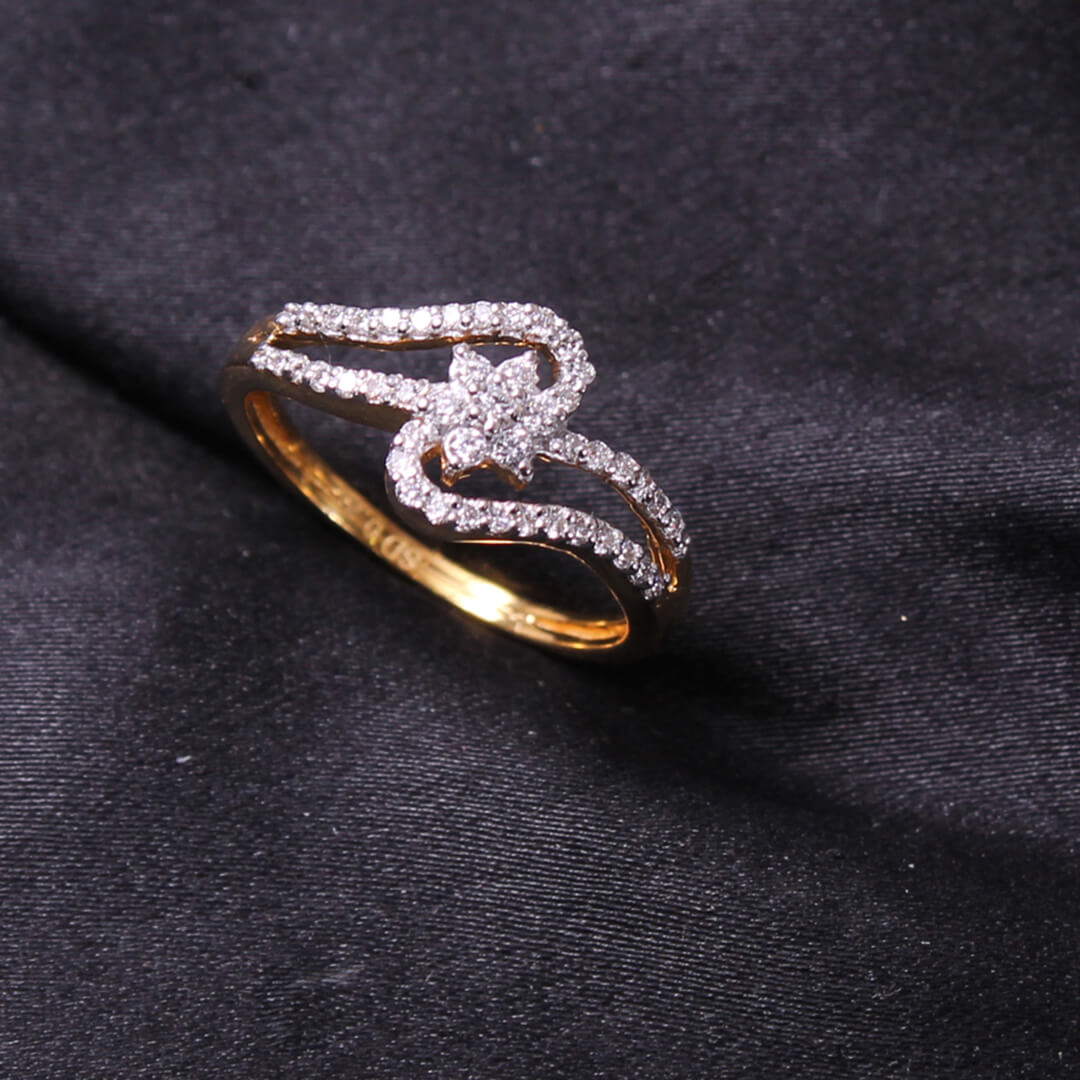 Diamond Ring For Women with Free Gold Coin