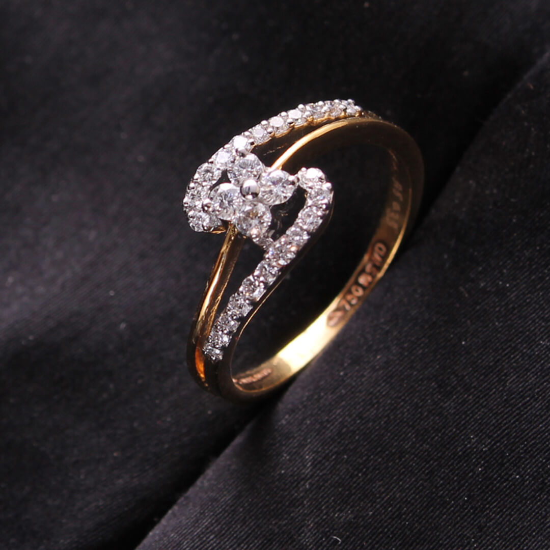 Diamond Ring For Women with Free Gold Coin