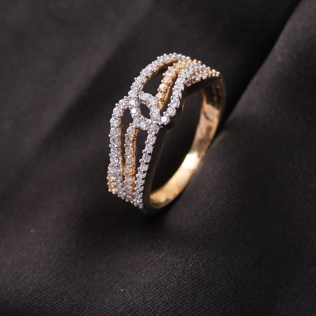 Diamond Ring For Women with Free Gold Coin