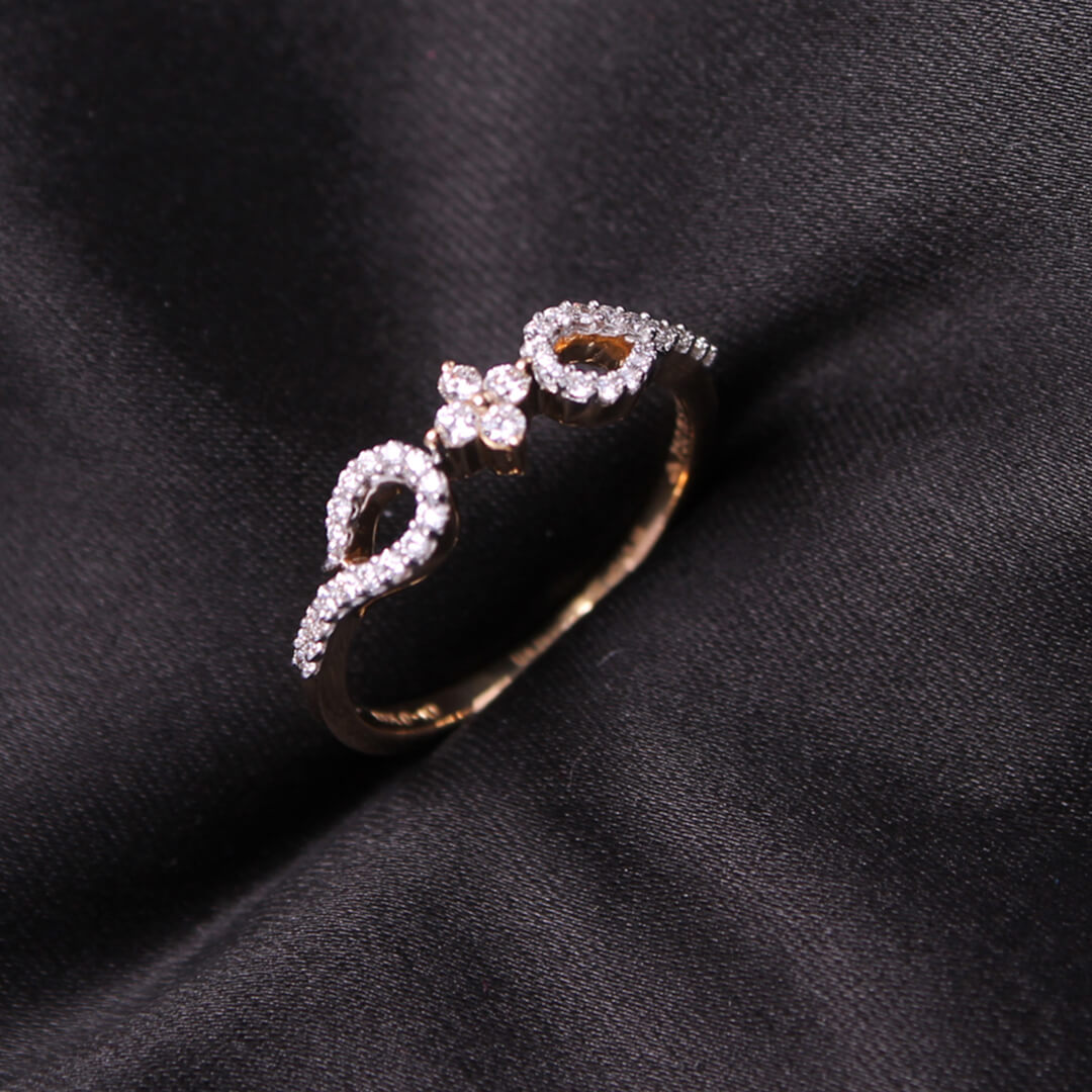 Diamond Ring For Women with Free Gold Coin