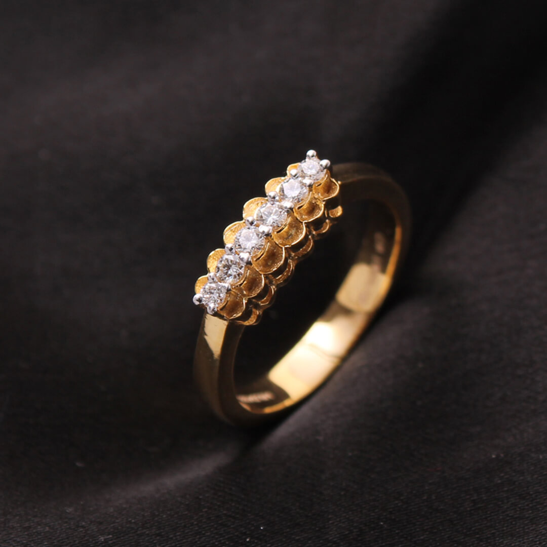 Diamond Ring For Women with Free Gold Coin