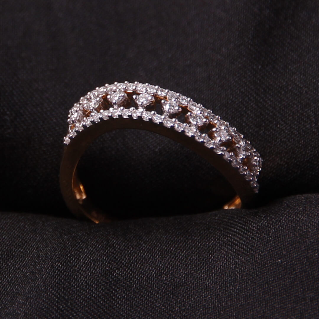 Diamond Ring For Women with Free Gold Coin