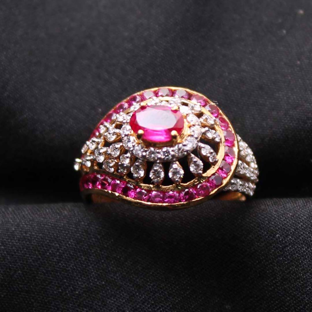 Diamond Ring For Women with Free Gold Coin