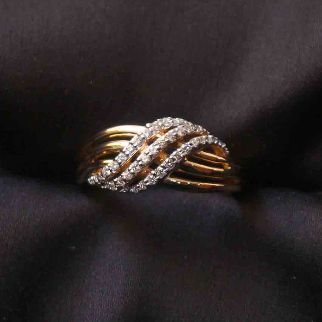 Diamond Ring For Women with Free Gold Coin