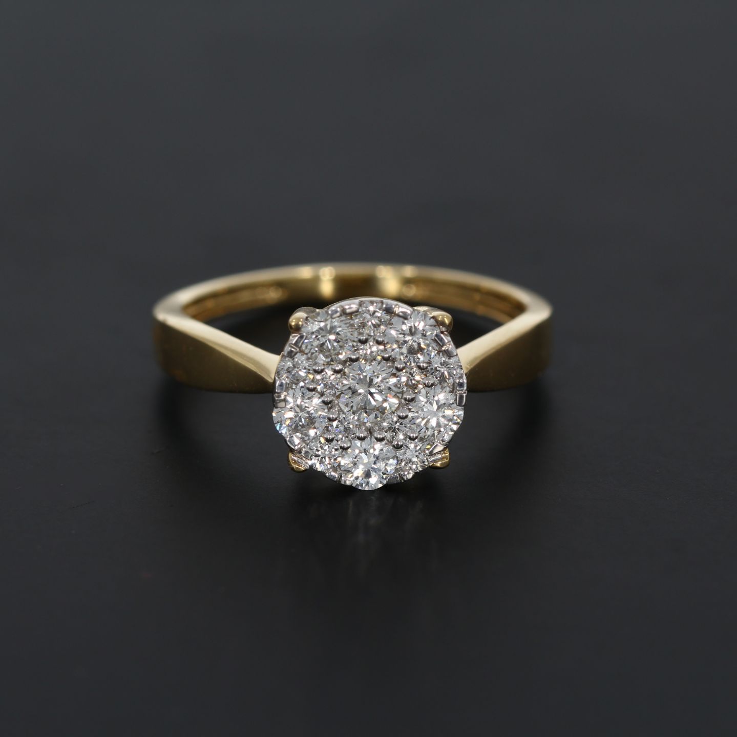 Galina Diamond Ring with Free Gold Coin