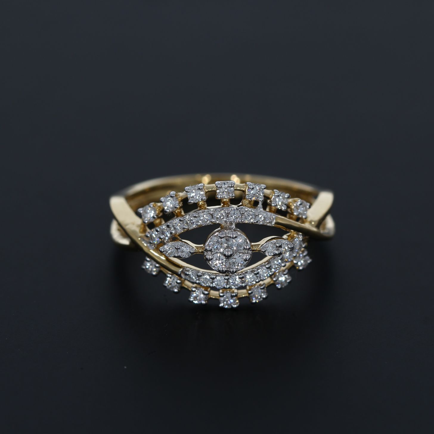 Iris Sparkle Diamond Ring with Free Gold Coin