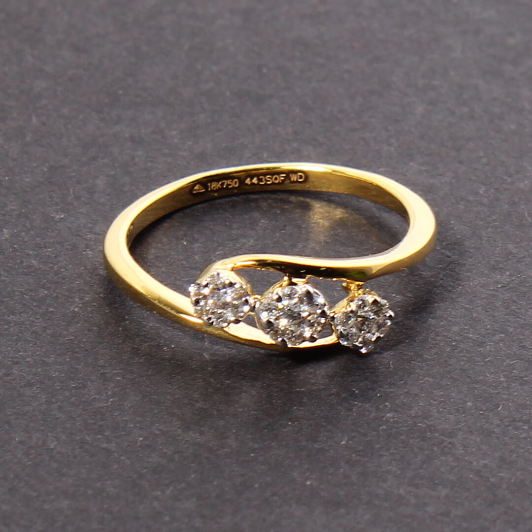 Diamond Ring For Women with Free Gold Coin