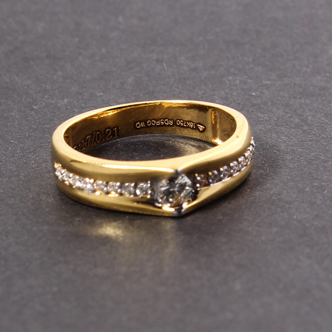 Diamond Ring For Women with Free Gold Coin