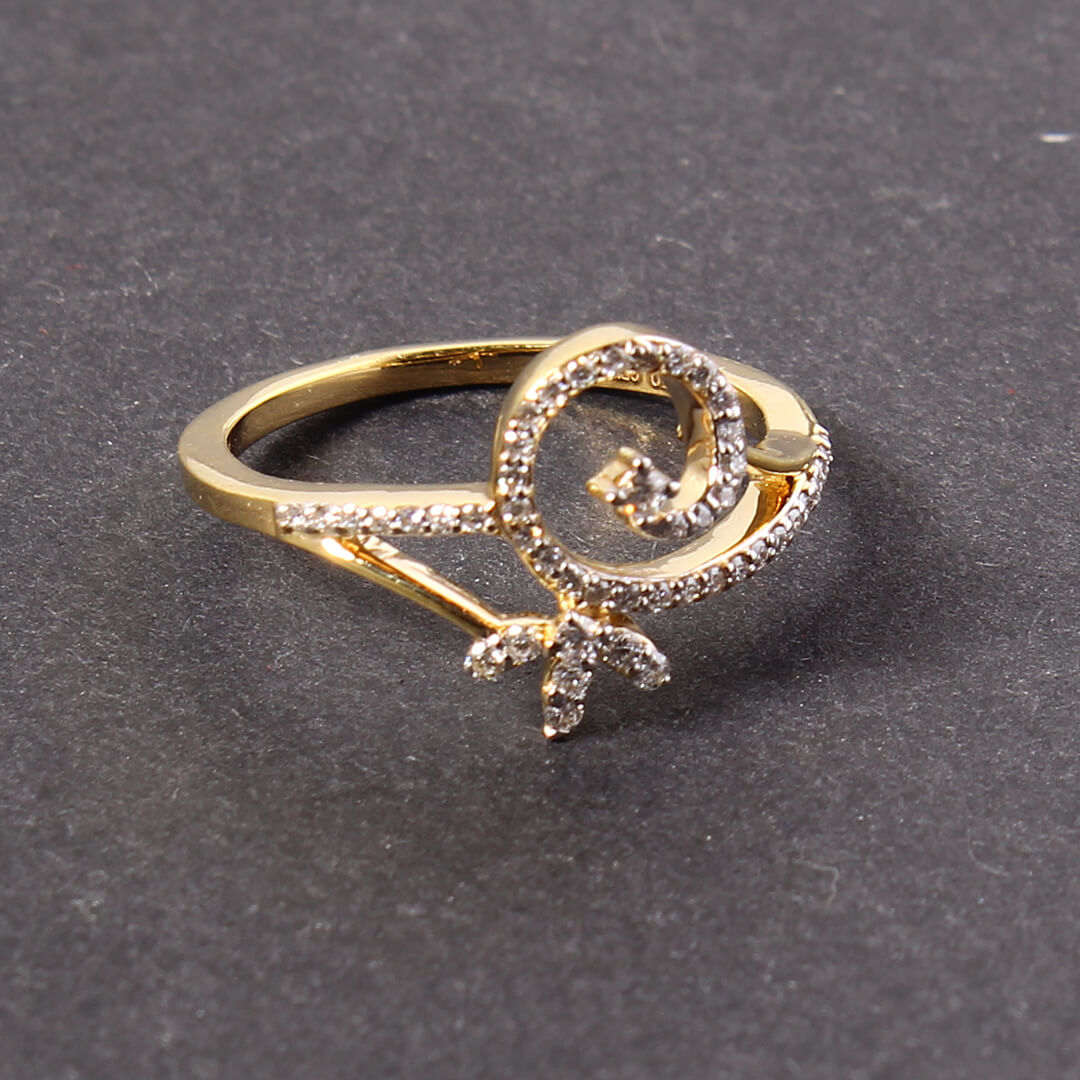 Diamond Ring For Women with Free Gold Coin