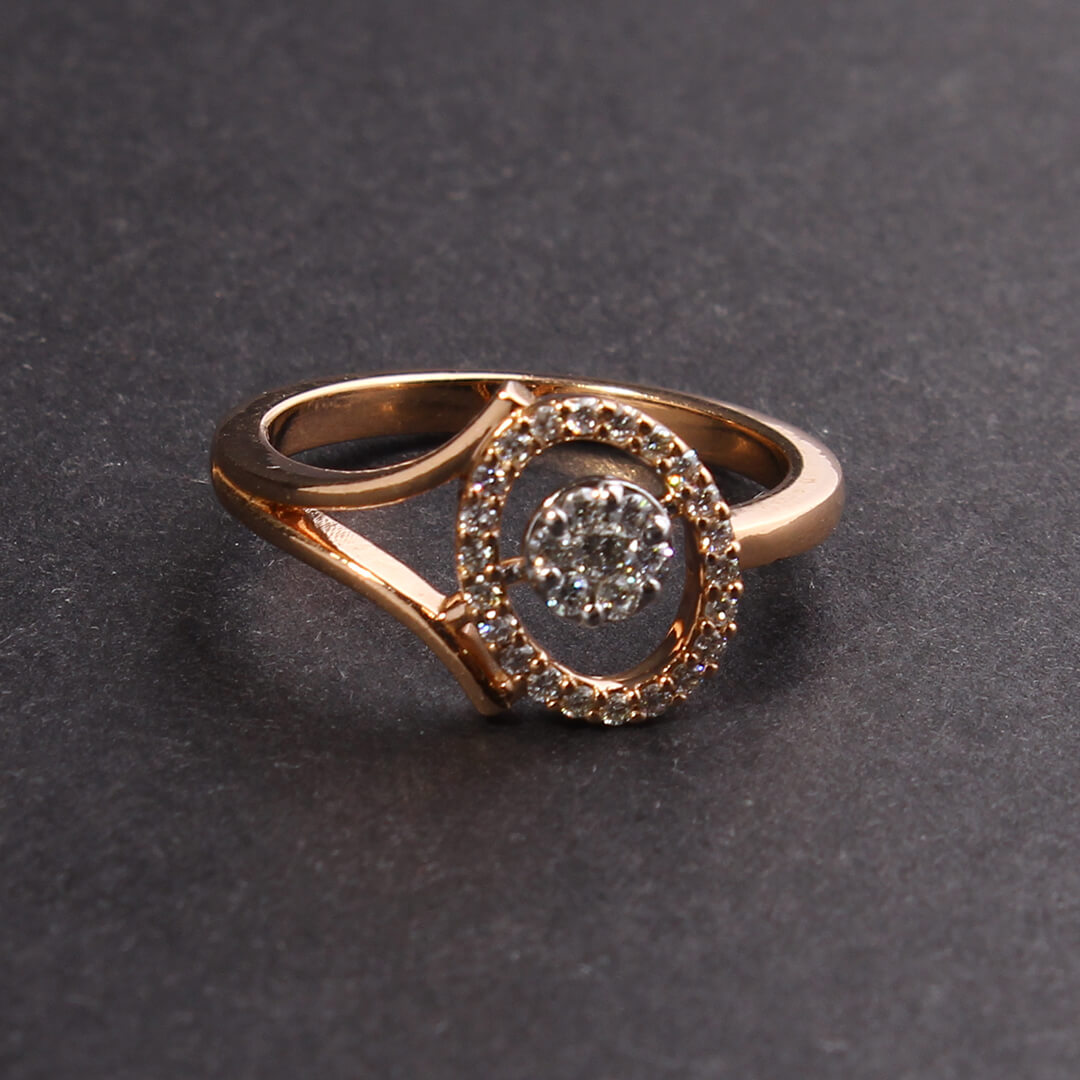 Diamond Ring For Women with Free Gold Coin