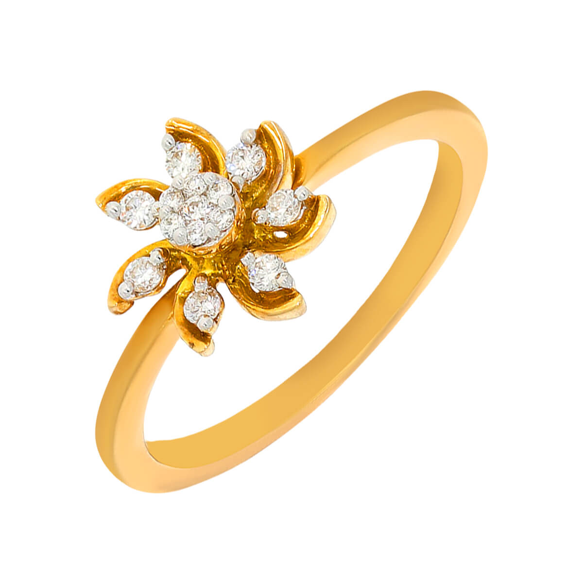 Alluming Aarna Diamond Ring with Free Gold Coin