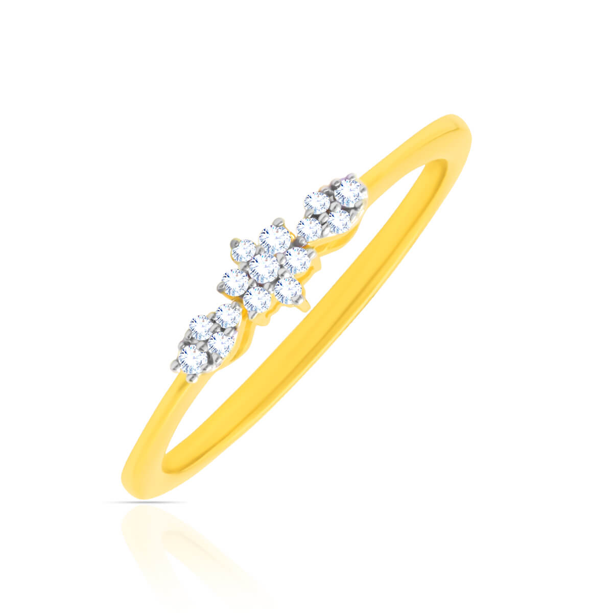 Geranium Diamond Ring with Free Gold Coin