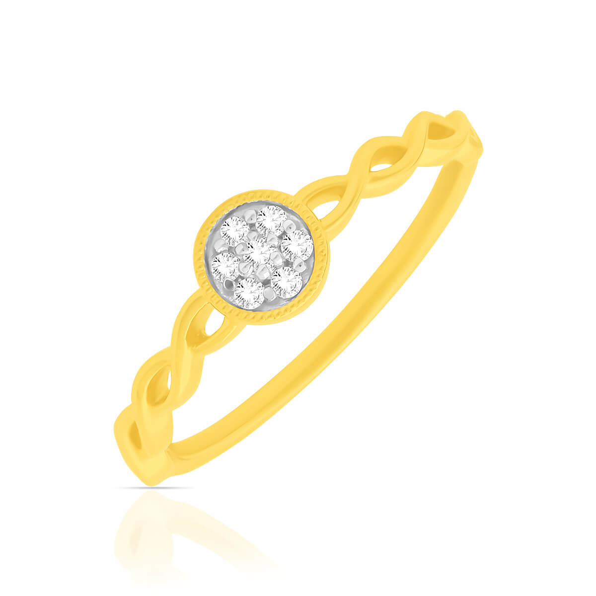 Knot of Life Diamond Ring with Free Gold Coin