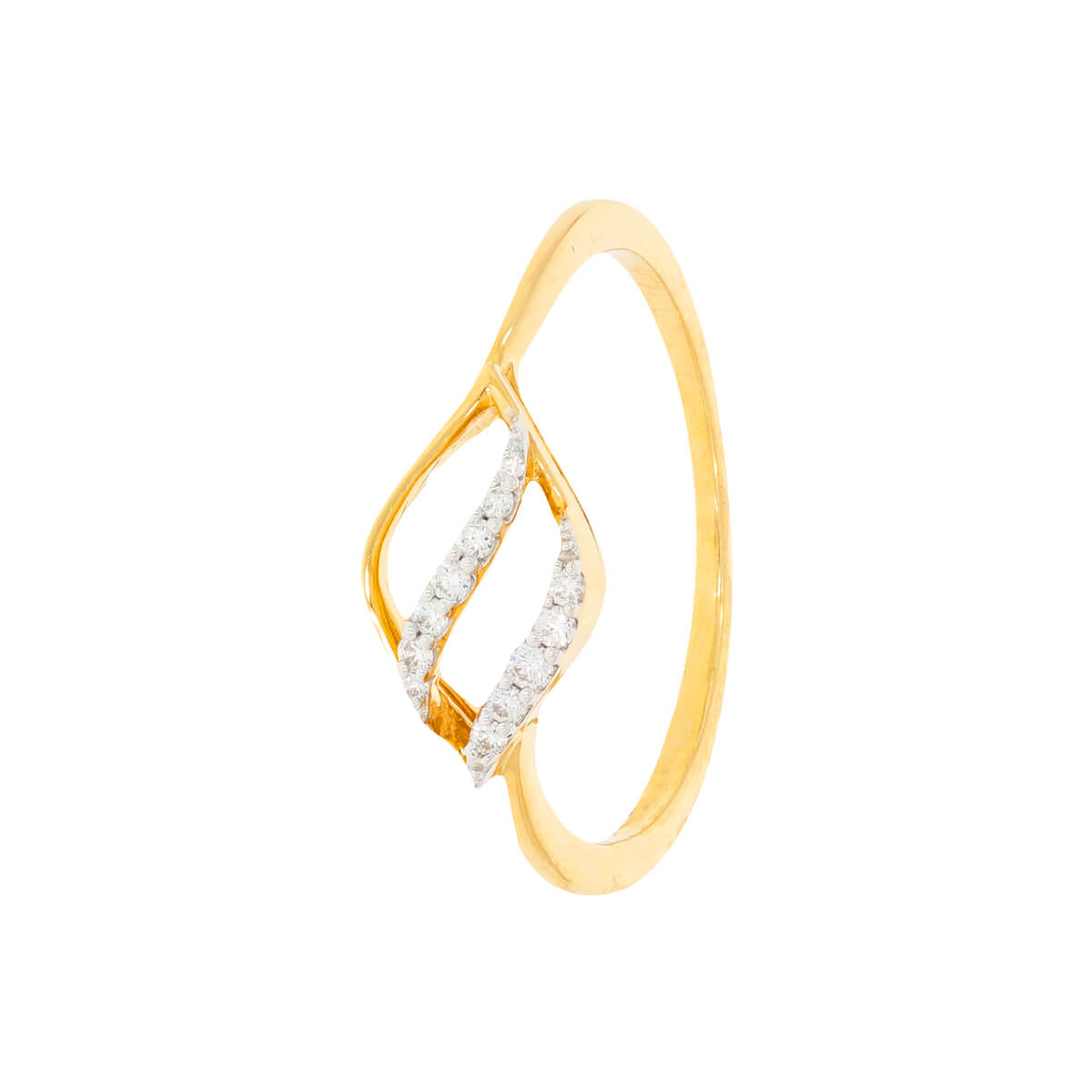 Laya Twirl diamond ring with Free Gold Coin